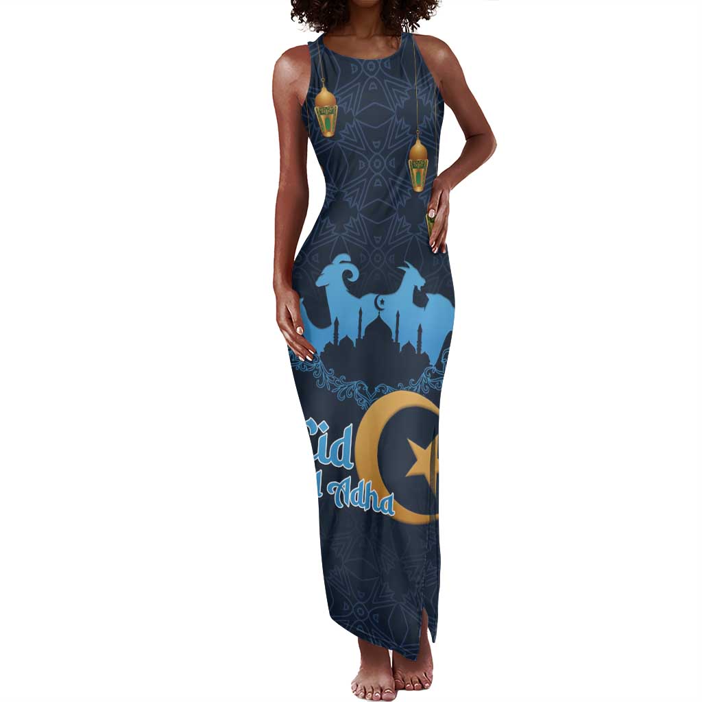 Happy Eid Al-Adha Tank Maxi Dress Algeria Mubarak