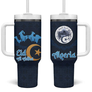 Happy Eid Al-Adha Tumbler With Handle Algeria Mubarak