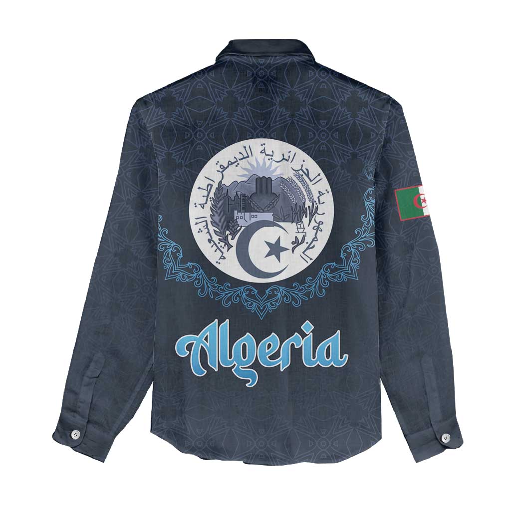 Happy Eid Al-Adha Women Casual Shirt Algeria Mubarak