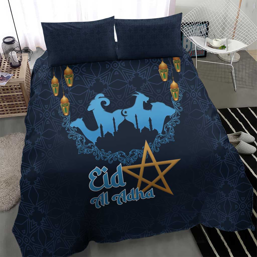 Happy Eid Al-Adha Bedding Set Morocco Mubarak