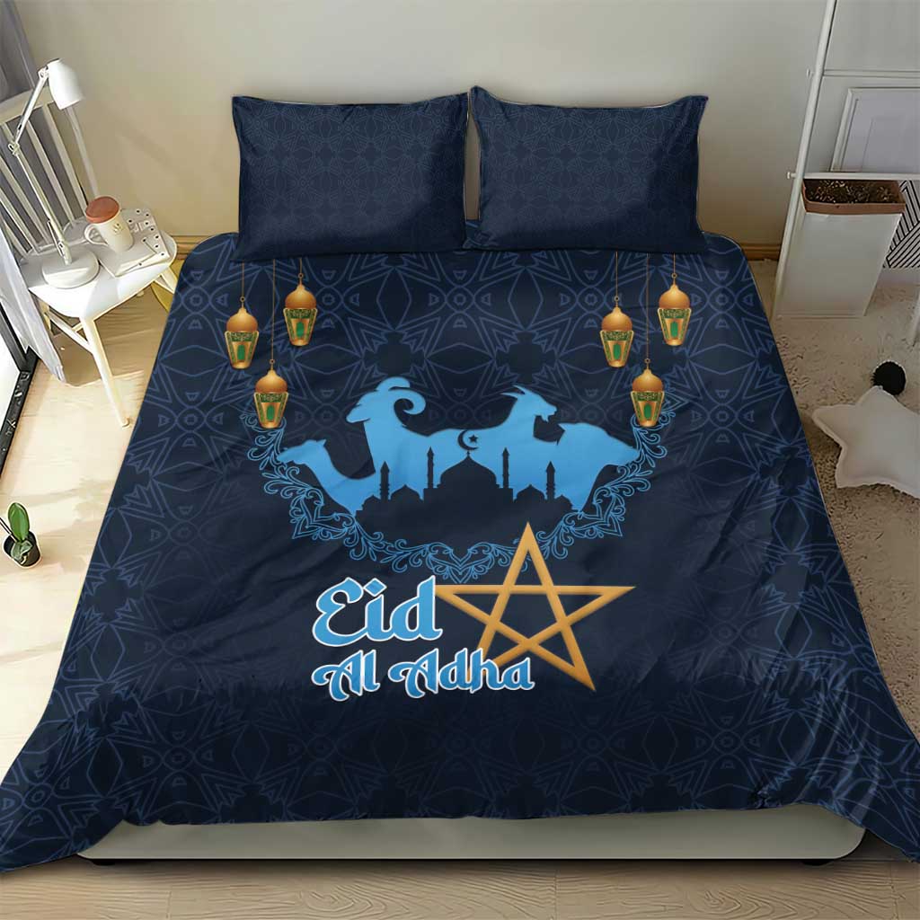 Happy Eid Al-Adha Bedding Set Morocco Mubarak