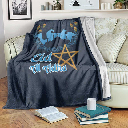 Happy Eid Al-Adha Blanket Morocco Mubarak