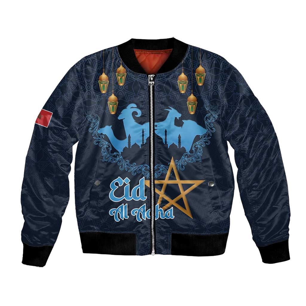 Happy Eid Al-Adha Bomber Jacket Morocco Mubarak