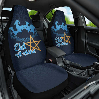 Happy Eid Al-Adha Car Seat Cover Morocco Mubarak