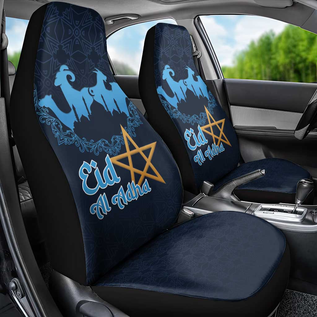 Happy Eid Al-Adha Car Seat Cover Morocco Mubarak