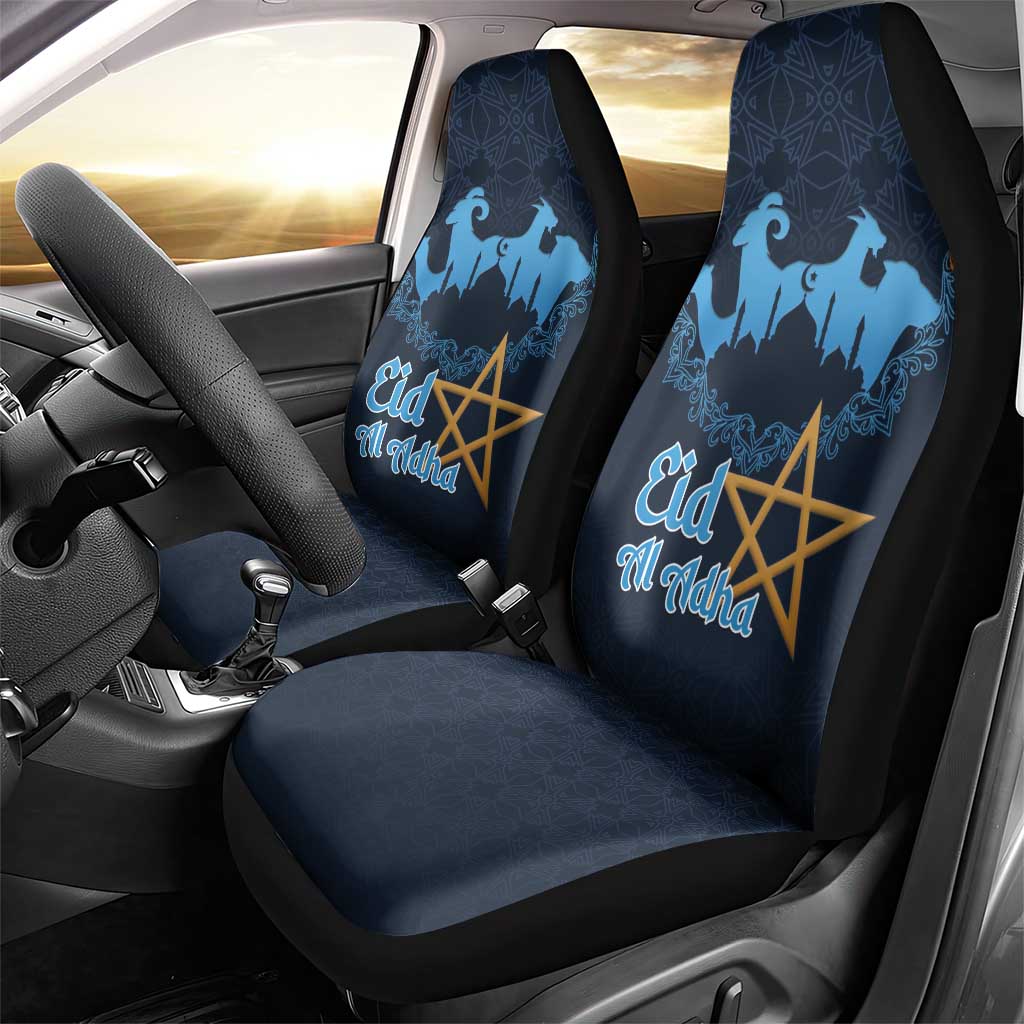 Happy Eid Al-Adha Car Seat Cover Morocco Mubarak