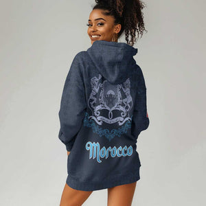 Happy Eid Al-Adha Hoodie Dress Morocco Mubarak