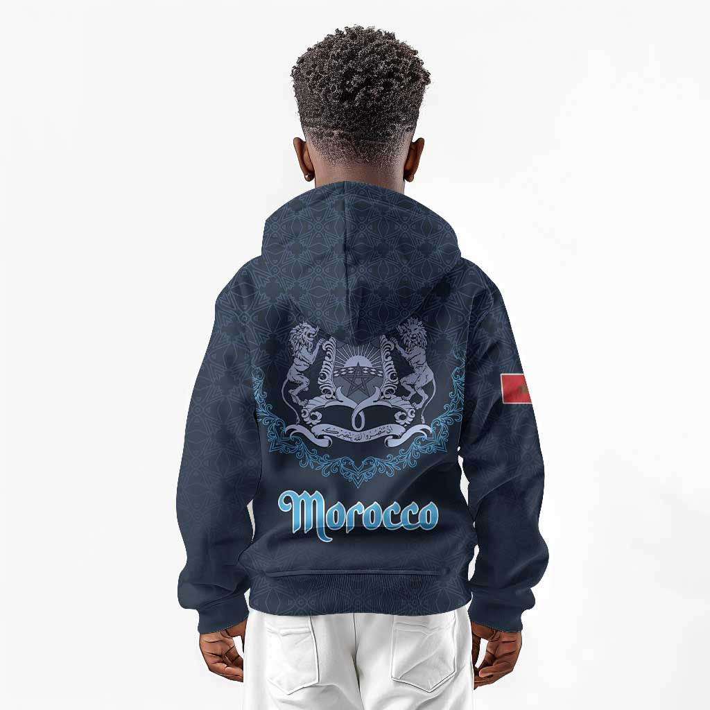 Happy Eid Al-Adha Kid Hoodie Morocco Mubarak