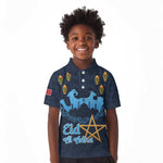 Happy Eid Al-Adha Kid Polo Shirt Morocco Mubarak