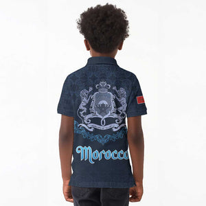 Happy Eid Al-Adha Kid Polo Shirt Morocco Mubarak