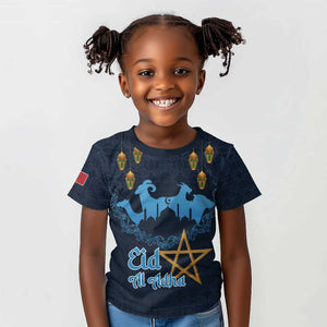 Happy Eid Al-Adha Kid T shirt Morocco Mubarak