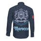 Happy Eid Al-Adha Long Sleeve Button Shirt Morocco Mubarak