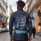 Happy Eid Al-Adha Long Sleeve Button Shirt Morocco Mubarak
