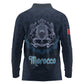 Happy Eid Al-Adha Long Sleeve Polo Shirt Morocco Mubarak