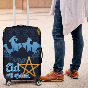 Happy Eid Al-Adha Luggage Cover Morocco Mubarak