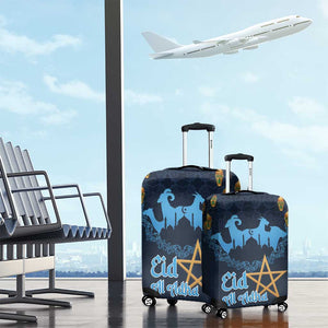 Happy Eid Al-Adha Luggage Cover Morocco Mubarak