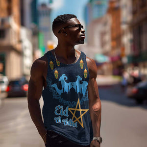 Happy Eid Al-Adha Men Tank Top Morocco Mubarak