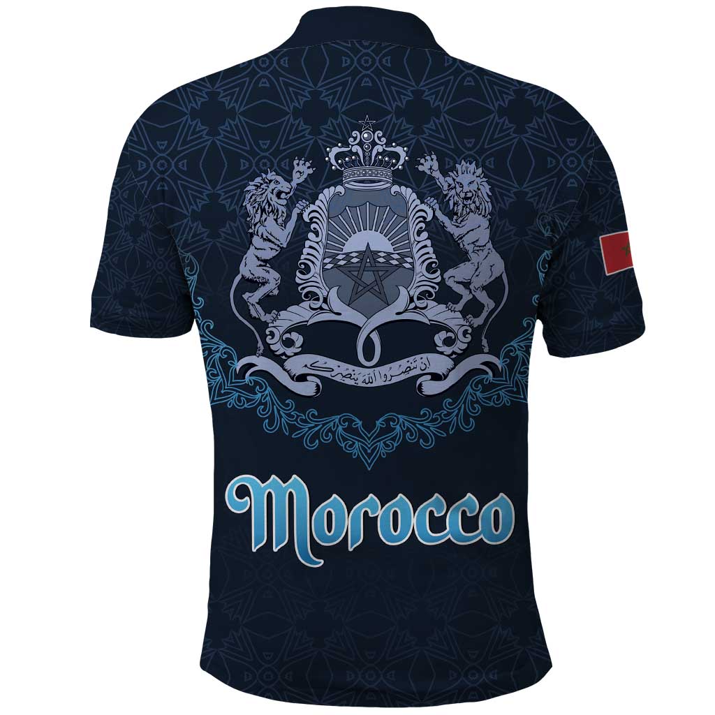 Happy Eid Al-Adha Polo Shirt Morocco Mubarak