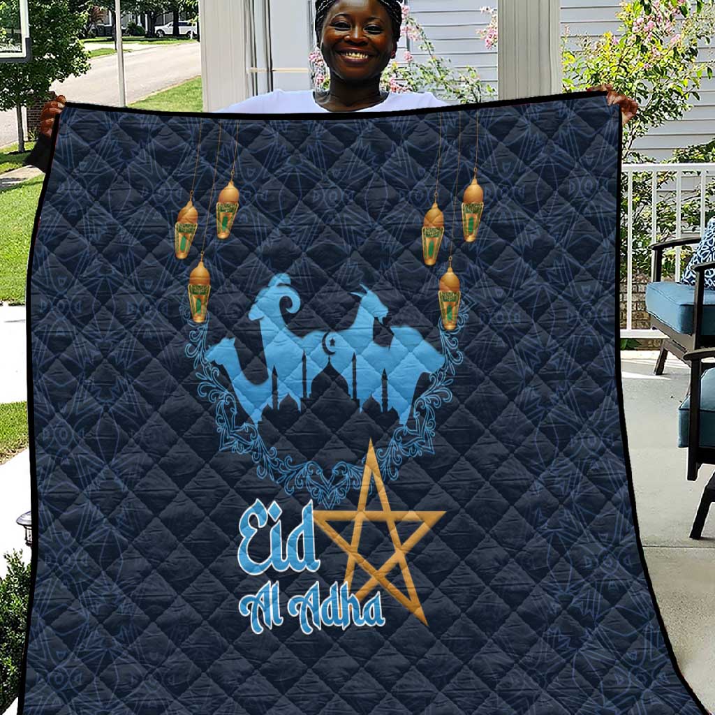 Happy Eid Al-Adha Quilt Morocco Mubarak