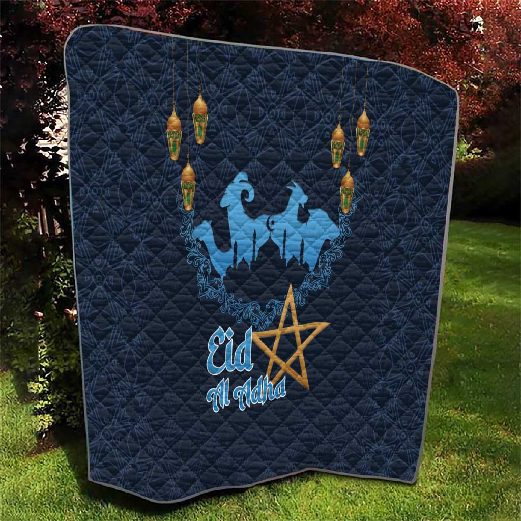 Happy Eid Al-Adha Quilt Morocco Mubarak