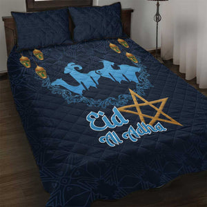 Happy Eid Al-Adha Quilt Bed Set Morocco Mubarak