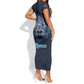 Happy Eid Al-Adha Short Sleeve Bodycon Dress Morocco Mubarak LT15