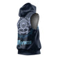 Happy Eid Al-Adha Sleeveless Hoodie Morocco Mubarak - African Pride