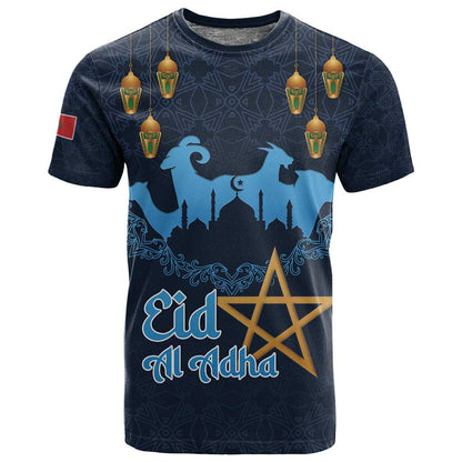Happy Eid Al-Adha T shirt Morocco Mubarak