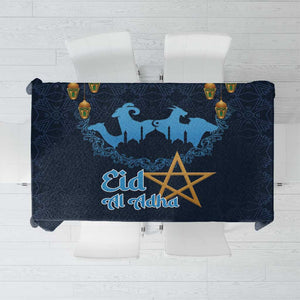 Happy Eid Al-Adha Tablecloth Morocco Mubarak