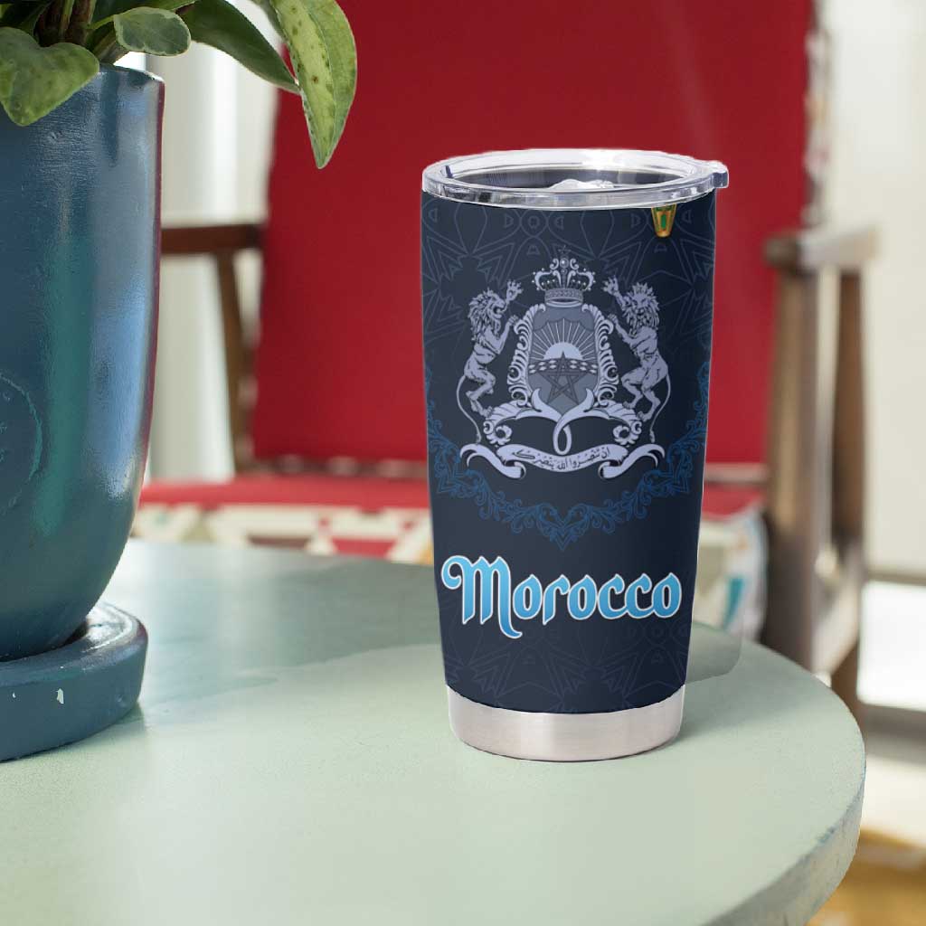 Happy Eid Al-Adha Tumbler Cup Morocco Mubarak