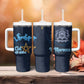Happy Eid Al-Adha Tumbler With Handle Morocco Mubarak