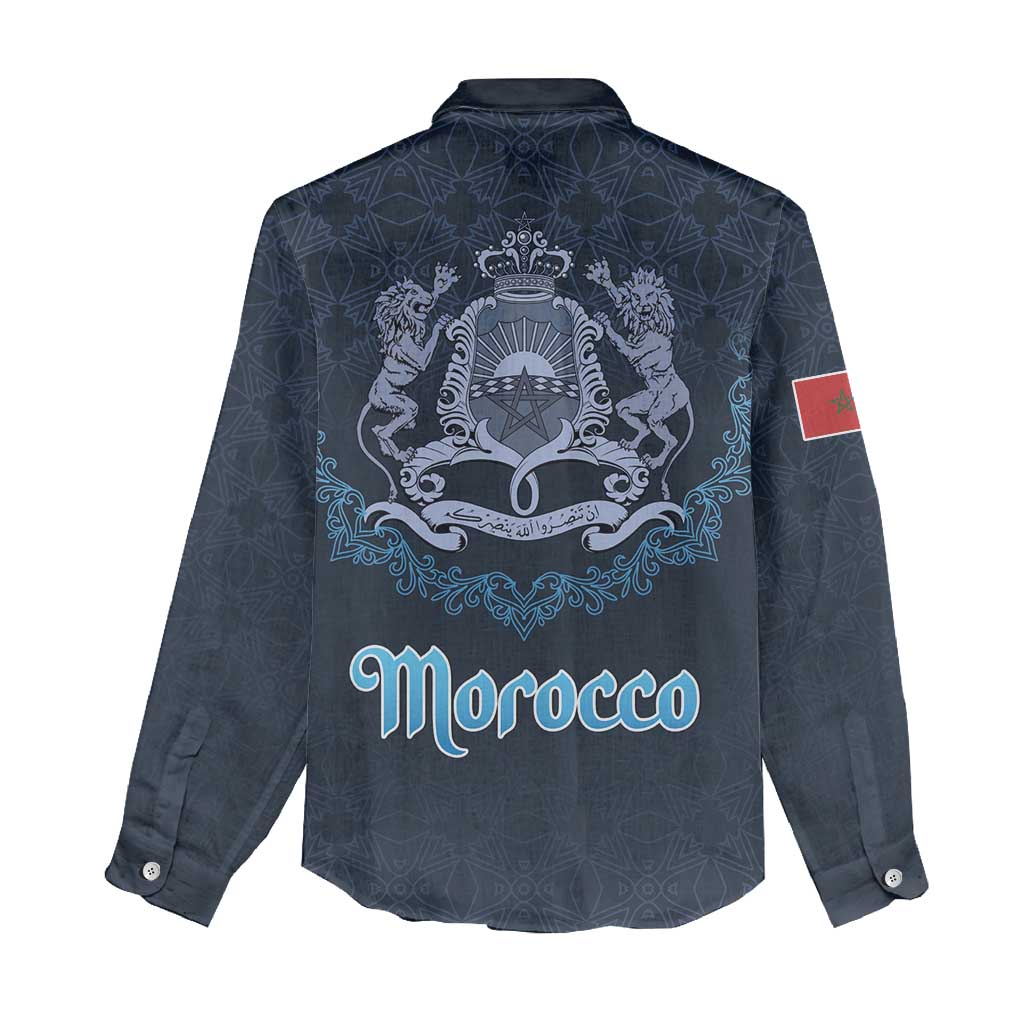 Happy Eid Al-Adha Women Casual Shirt Morocco Mubarak