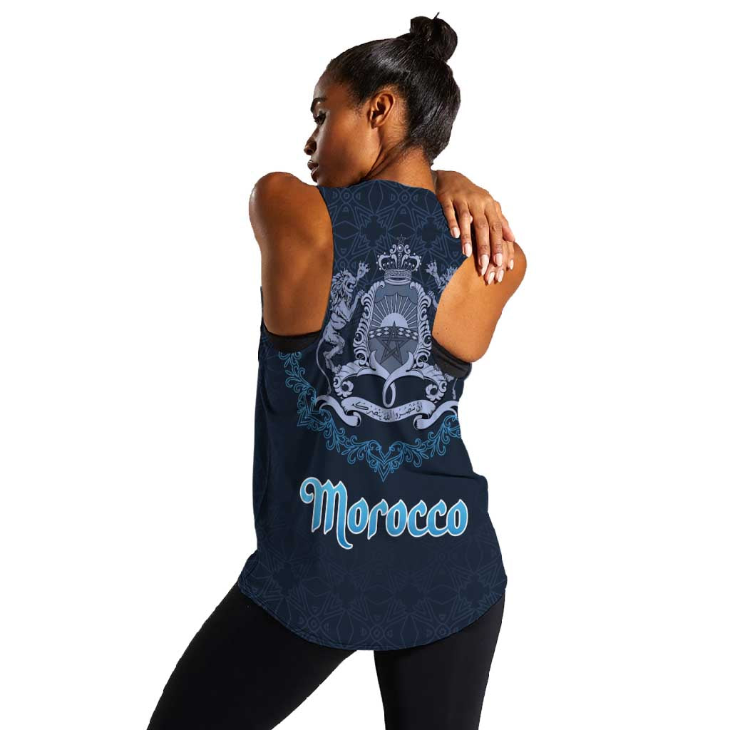 Happy Eid Al-Adha Women Racerback Tank Morocco Mubarak