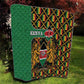 Kenya Quilt - Kente Pattern, Coat Of Arms Design