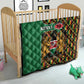 Kenya Quilt - Kente Pattern, Coat Of Arms Design