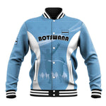 Personalized Botswana Athletics Baseball Jacket Go Champions - African Pride
