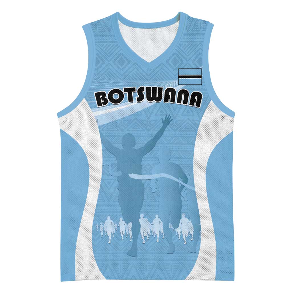 Personalized Botswana Athletics Basketball Jersey Go Champions - African Pride