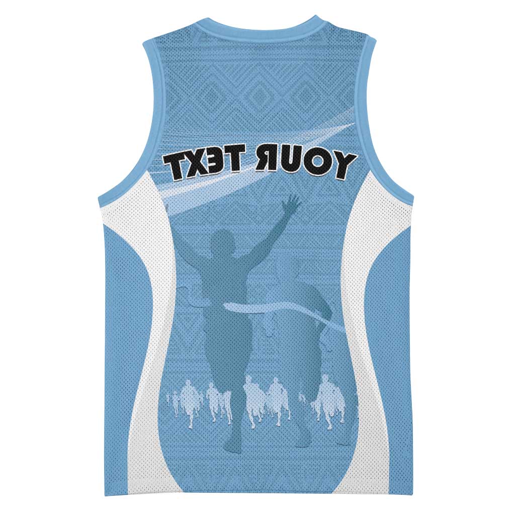 Personalized Botswana Athletics Basketball Jersey Go Champions - African Pride