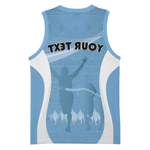 Personalized Botswana Athletics Basketball Jersey Go Champions - African Pride