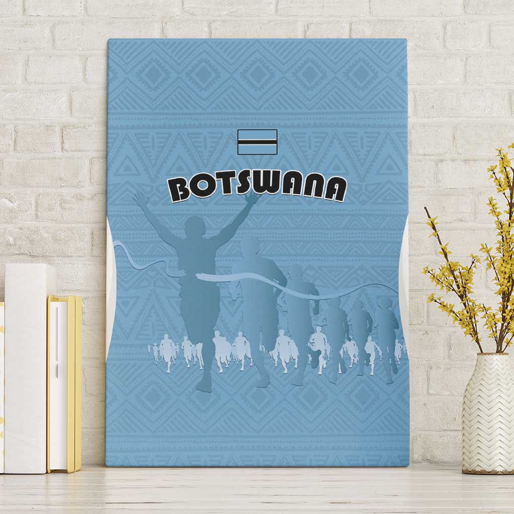 Botswana Athletics Canvas Wall Art Go Champions - African Pride