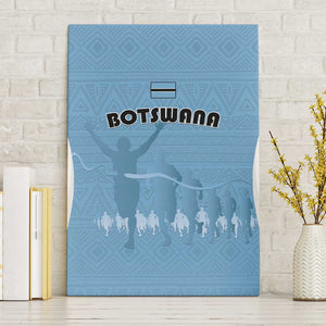 Botswana Athletics Canvas Wall Art Go Champions - African Pride