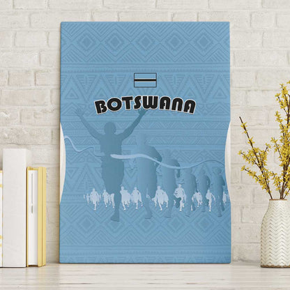 Botswana Athletics Canvas Wall Art Go Champions - African Pride