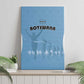 Botswana Athletics Canvas Wall Art Go Champions - African Pride