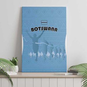 Botswana Athletics Canvas Wall Art Go Champions - African Pride