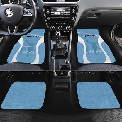 Personalized Botswana Athletics Car Mats Go Champions - African Pride