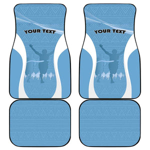 Personalized Botswana Athletics Car Mats Go Champions - African Pride