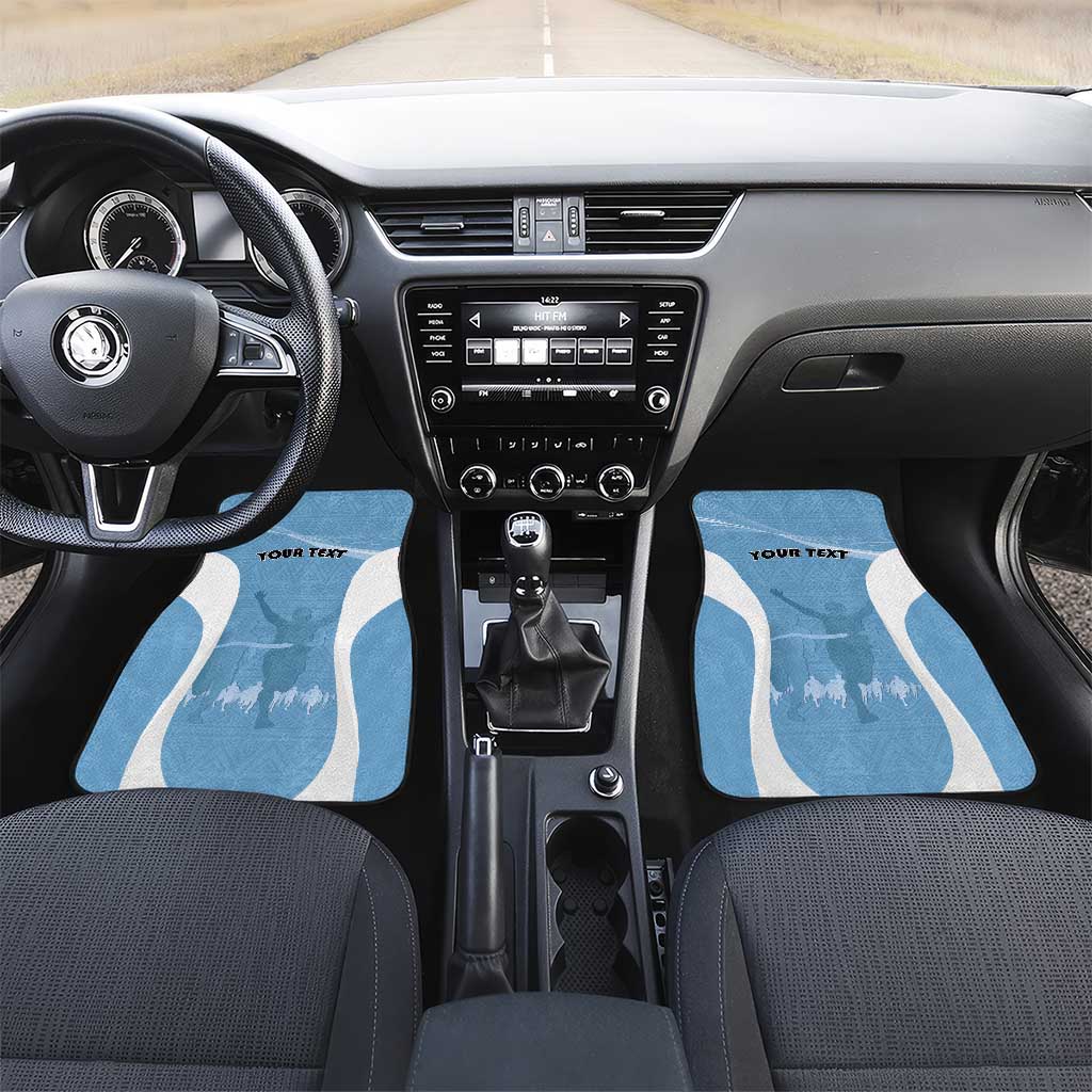 Personalized Botswana Athletics Car Mats Go Champions - African Pride