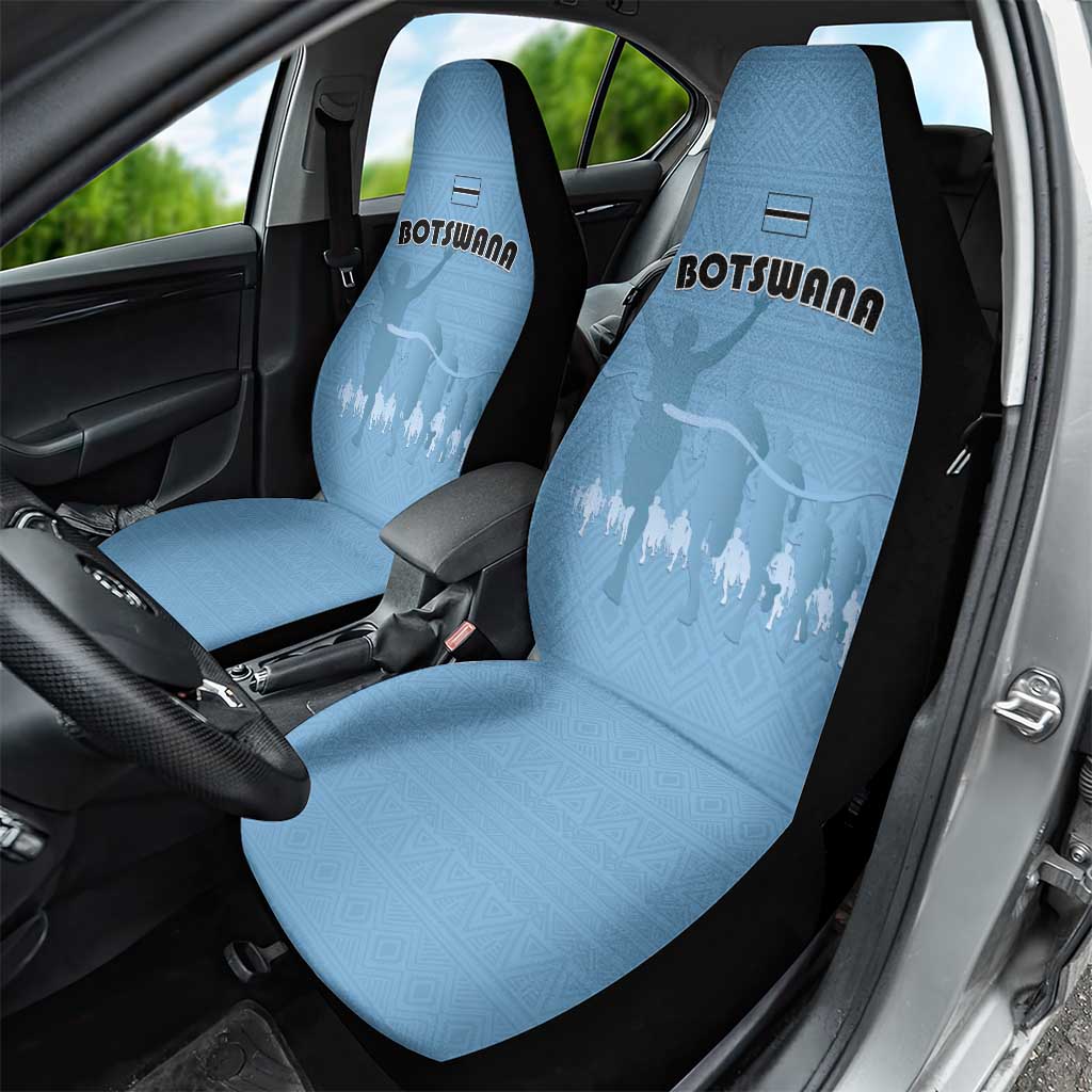 Botswana Athletics Car Seat Cover Go Champions - African Pride