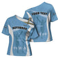 Personalized Botswana Athletics Cross Shoulder Shirt Go Champions Go