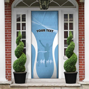 Personalized Botswana Athletics Door Cover Go Champions Go